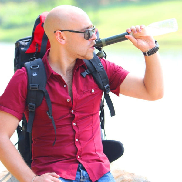 Outdoor Camping Ultralight Purification Straw