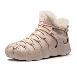 Winter Boots Red Shoes Trekking Sneakers