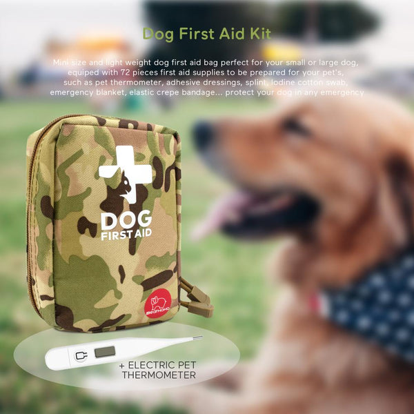 Mini Portable Pet First Aid Box Dog Survival Kit