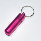 Portable Pill Holder WaterProof Mini Aluminum Keychain