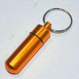 Portable Pill Holder WaterProof Mini Aluminum Keychain